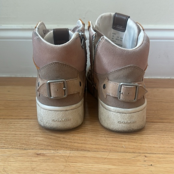Coach high top sneakers - size 9 women’s - Picture 4 of 4
